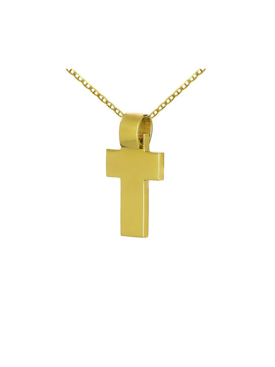 Men's Gold Cross 14K