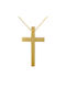 Herren Gold Kreuz 18K