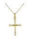 Femeiesc Aur Cruce 14K