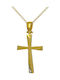 Femeiesc Aur Cruce 14K