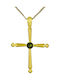 Damen Gold Kreuz 18K