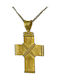 Men's Gold Cross 18K