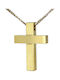 Herren Gold Kreuz 14K