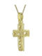 Damen Gold Kreuz 18K