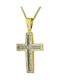 Femeiesc Aur Cruce 14K