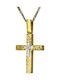 Herren Gold Kreuz 14K