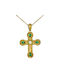 Gold Byzantine Cross 14K