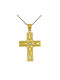 Damen Gold Kreuz 18K