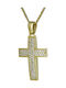 Damen Gold Kreuz 14K