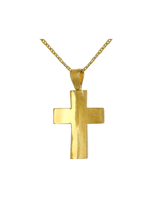 Men's Gold Cross 14K