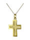 Damen Gold Kreuz 14K