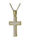 Damen Gold Kreuz 14K