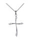 Women's White Gold Cross 14K