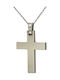 Women's White Gold Cross 14K