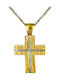 Men's Gold Cross 14K