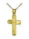 Herren Gold Kreuz 9K