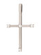 Abadianakis Damen Weißgold Kreuz 14K