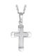 Herren Kreuz aus Silber mit Kette