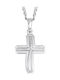 Herren Kreuz aus Silber mit Kette