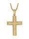 Men's Gold Cross 14K with Chain