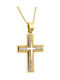 Femeiesc Aur Cruce 14K