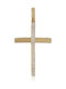 Damen Gold Kreuz 18K