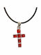 Kostibas Fashion Cross from Silver with Cord