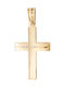 Damen Gold Kreuz 14K mit Kette