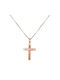 Rose Gold Cross 14K