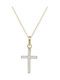 Gold Cross 14K with Chain