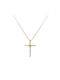 Women's Gold Cross 18K with Chain