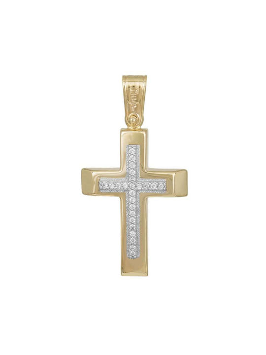 Damen Gold Kreuz 9K