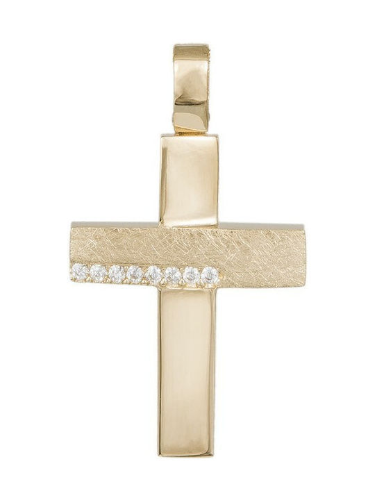 Femeiesc Aur Cruce 14K