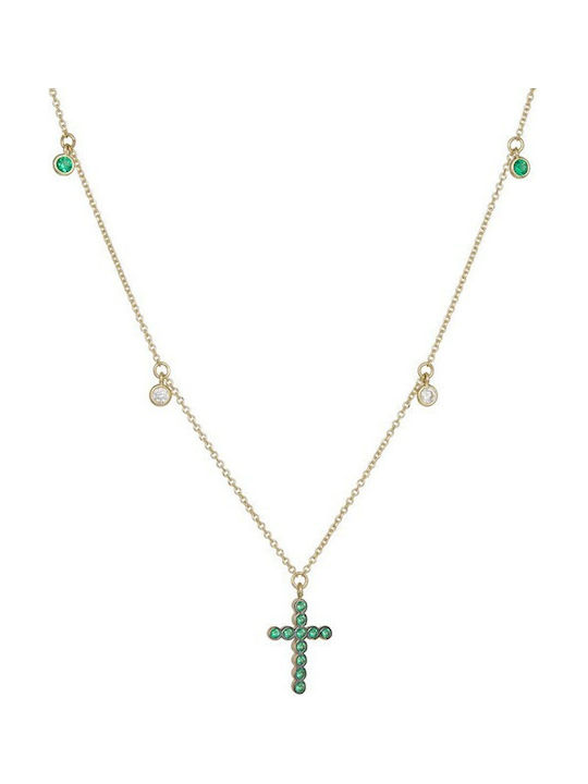 Women's Gold Cross 14K with Chain