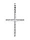 Women's White Gold Cross 14K