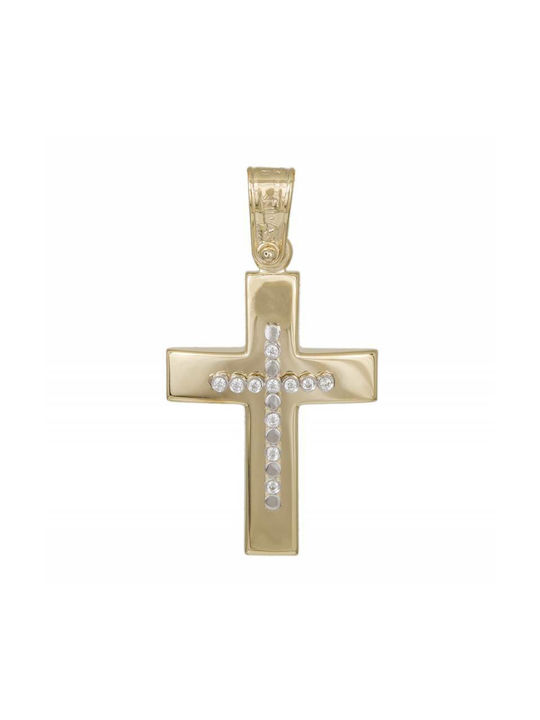 Damen Gold Kreuz 9K