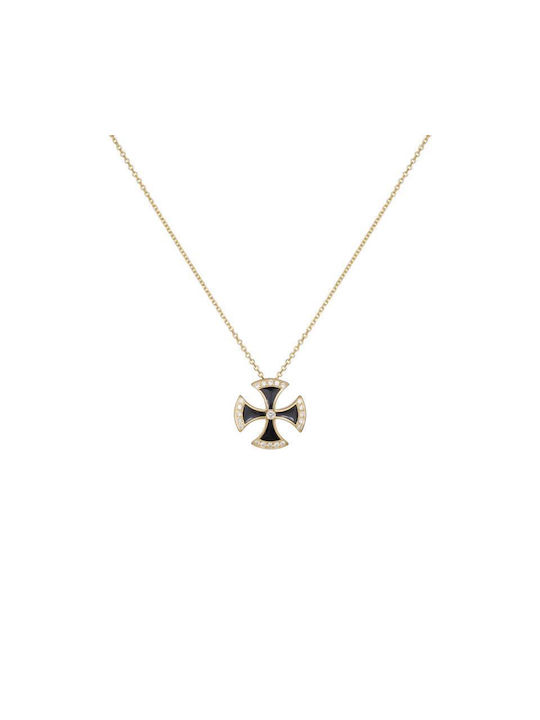 Gold Cross 18K with Chain