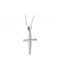 Women's White Gold Cross 14K