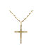 Women's Gold Cross 14K with Chain