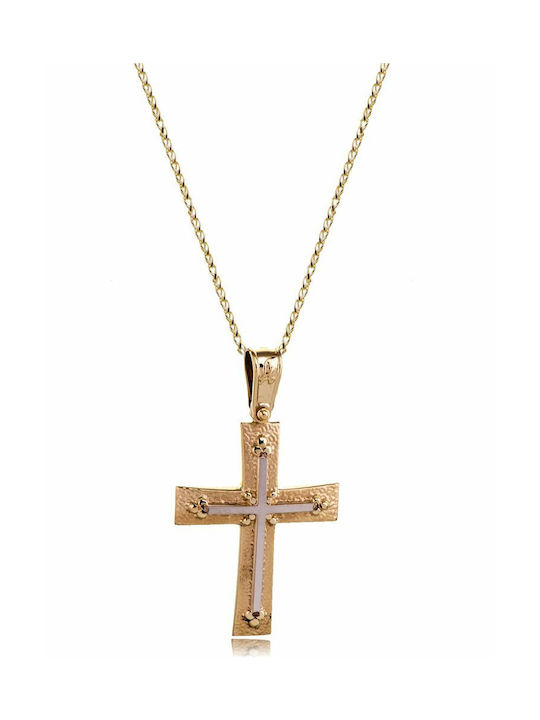 Gold Cross 14K with Chain