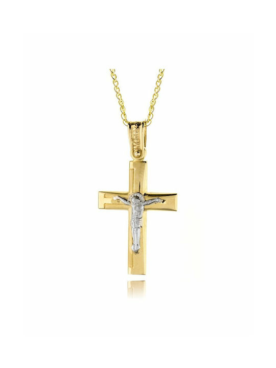 Gold Cross 14K with Chain