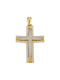 Damen Gold Kreuz 14K