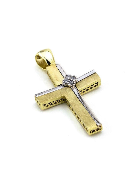 Femeiesc Aur Cruce 14K Goldsmith