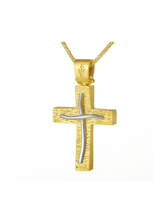 Femeiesc Aur Cruce 14K