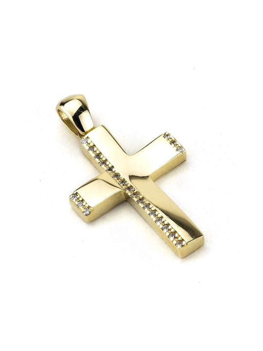 Damen Gold Kreuz 14K Goldsmith