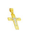 Men's Gold Cross 14K with the Crucified