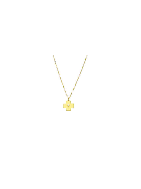 Ekan Gold Cross 14K with Chain