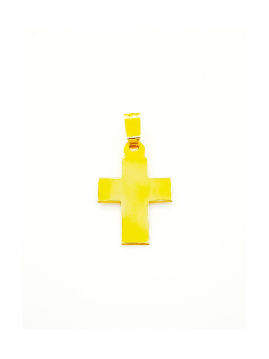 PS Silver Gold Cross 14K