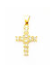 PS Silver Cross from Gold Plated Silver