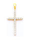 PS Silver Cross from Gold Plated Silver